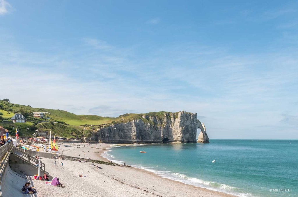 Sunday afternoon at Étretat