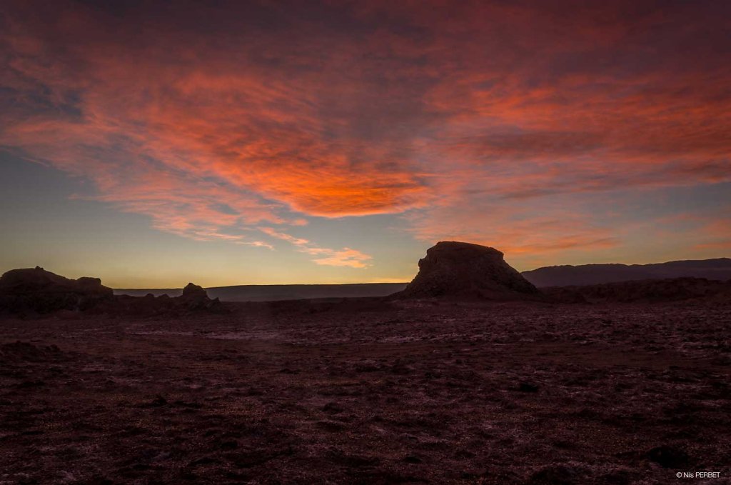 Sunset on the Valle de la Luna